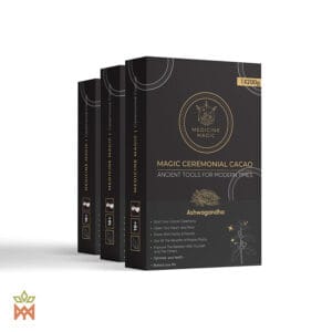 Magic Ceremonial Cacao - Ashwagandha - Ceremonial Grade Cacao, No Additives Added, from Colombia - 200 grams